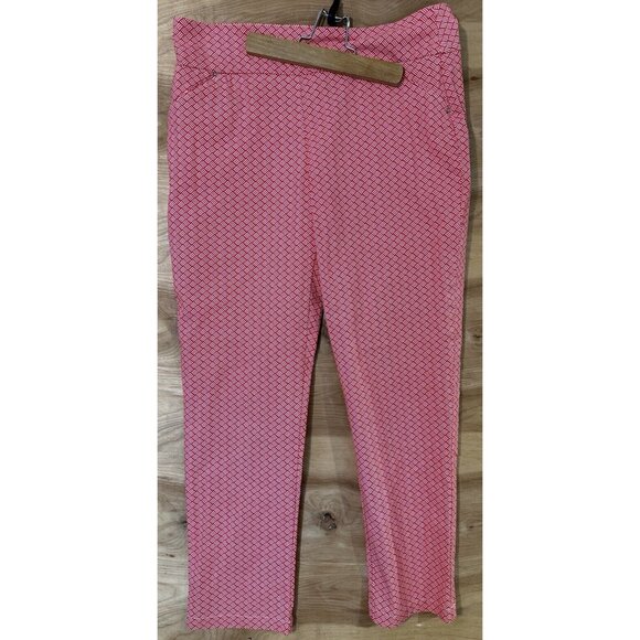 Attyre Woman 12 X 27 ” L Pants Stretch Pull On Red Pockets - Picture 1 of 7